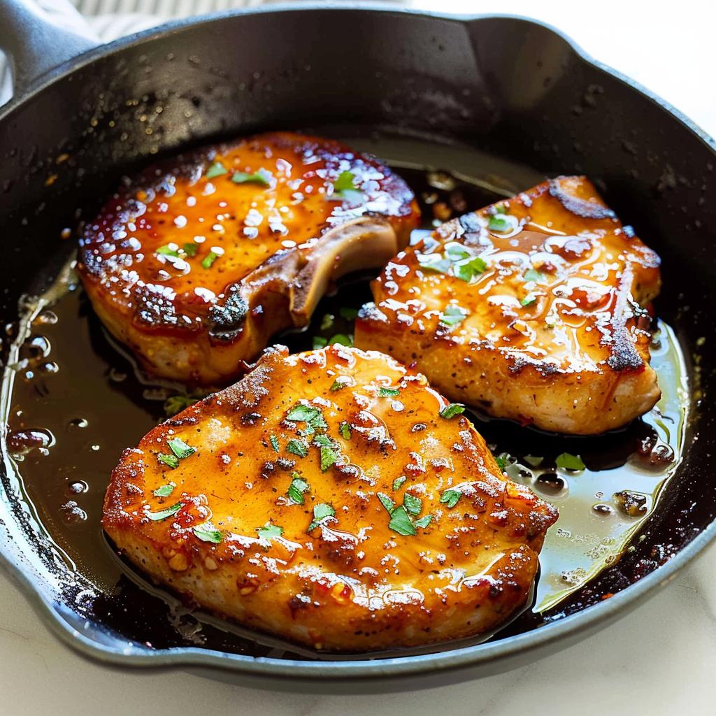 Recipe preparation for Boneless Pork Chops