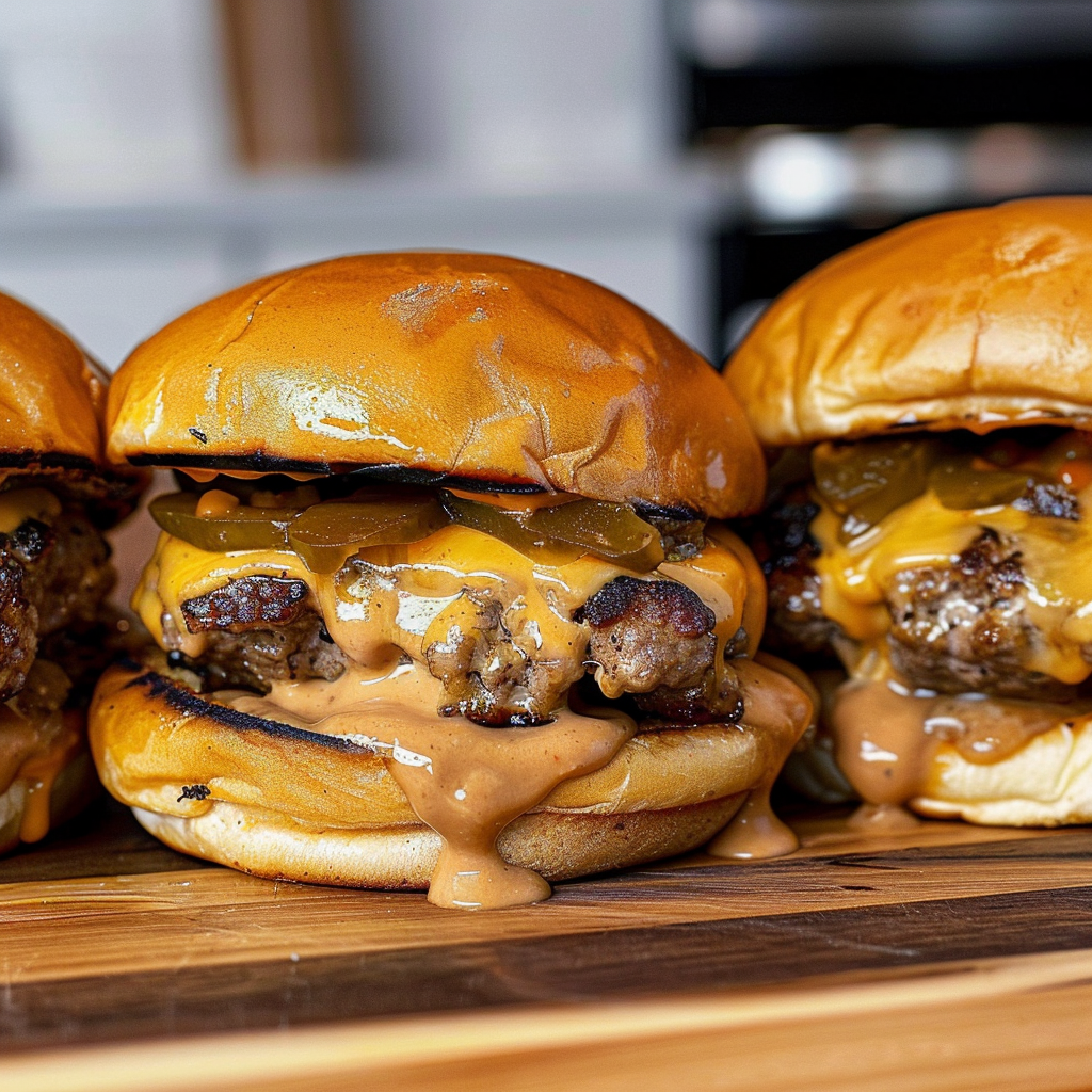 Recipe preparation for Crack Burgers