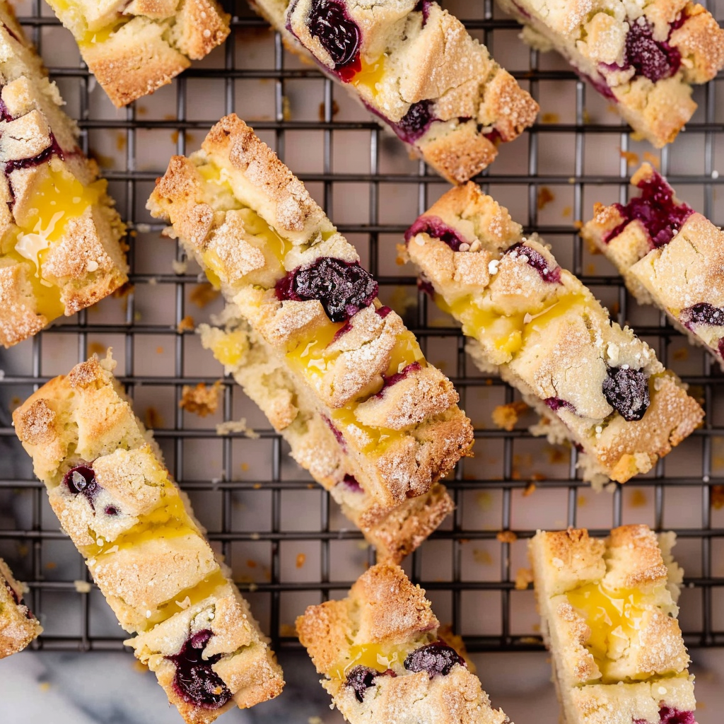 Recipe preparation for Cranberry Orange Biscotti