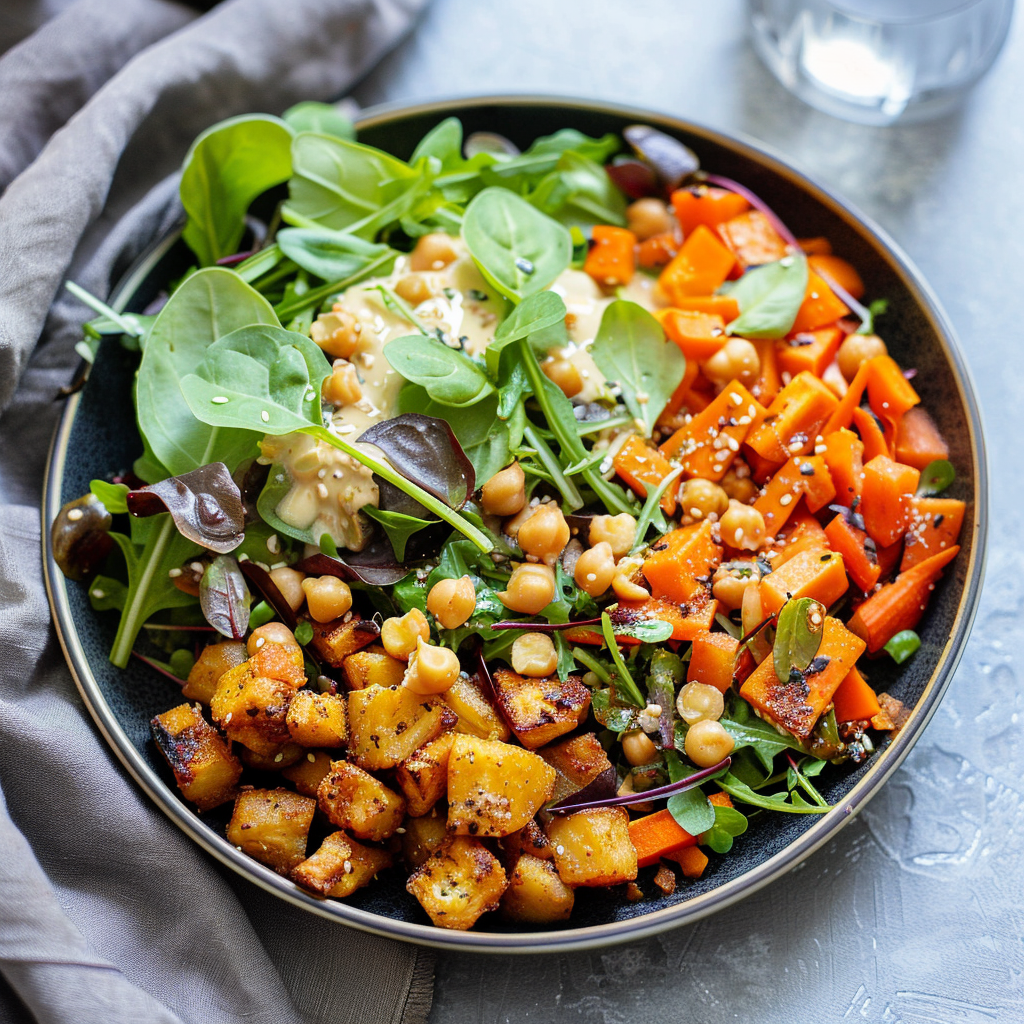 Recipe preparation for Sheet-pan global fusion bowls