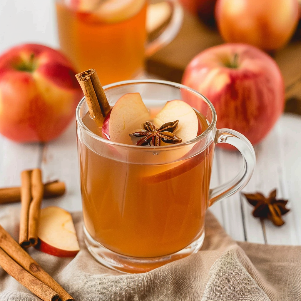 Recipe preparation for Spiced Apple Cider
