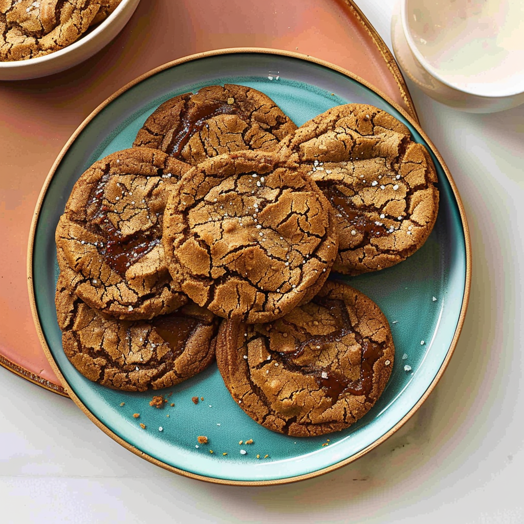 Recipe preparation for Chewy Molasses-Spice Cookies