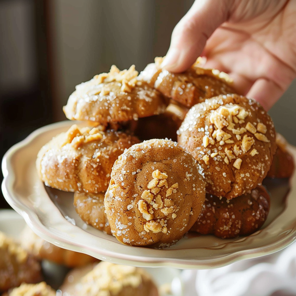 Recipe preparation for Greek Melomakarono