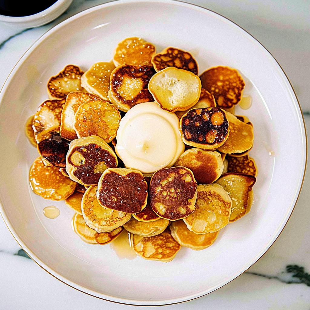 Recipe preparation for Mini Pancake Cereal