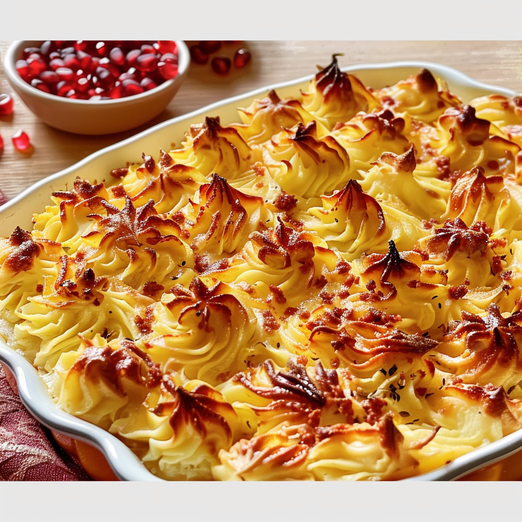 Recipe preparation for Carbonara Mashed Potatoes