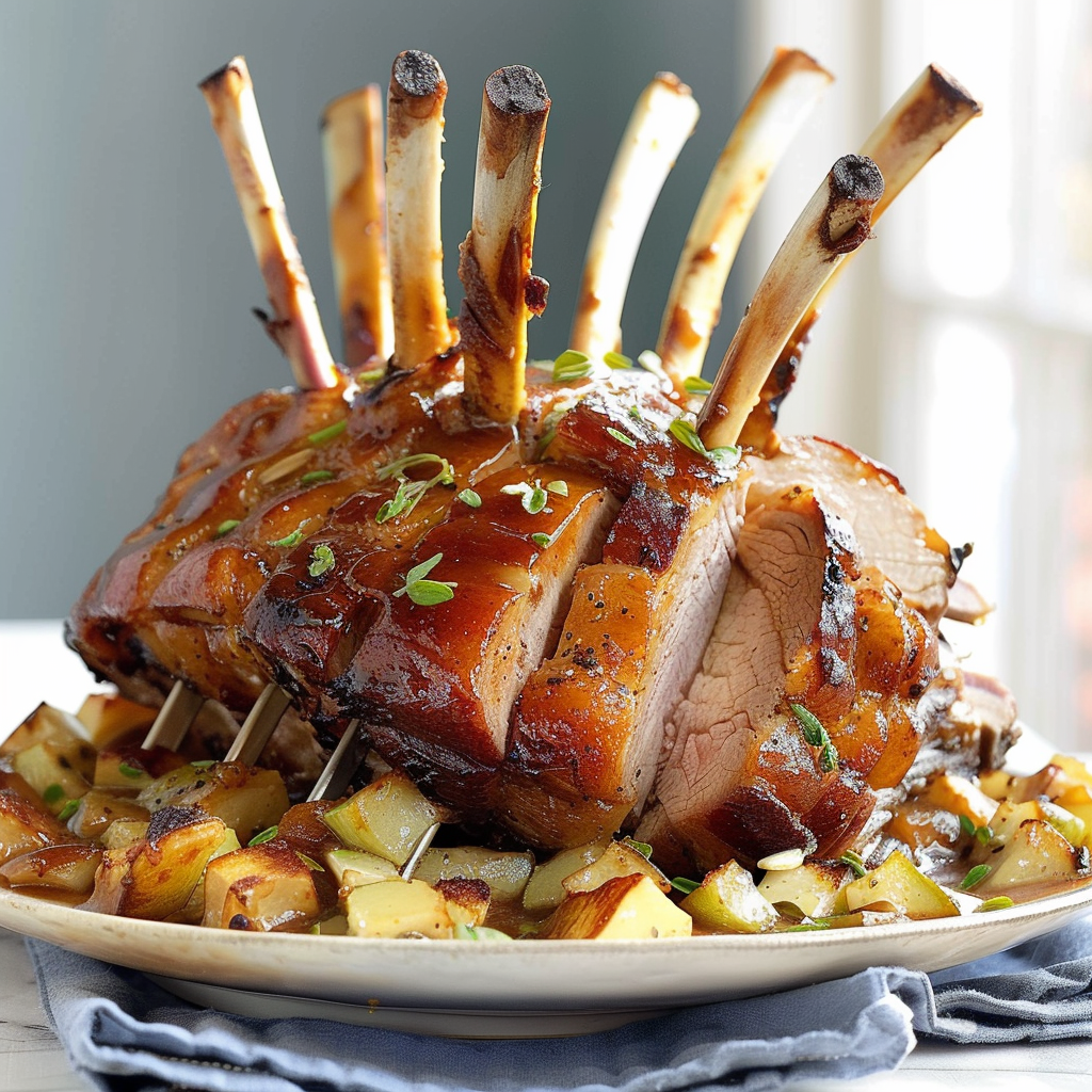 Recipe preparation for Crown Roast of Pork