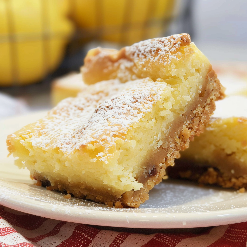 Recipe preparation for Brown Butter Lemon Chess Bars