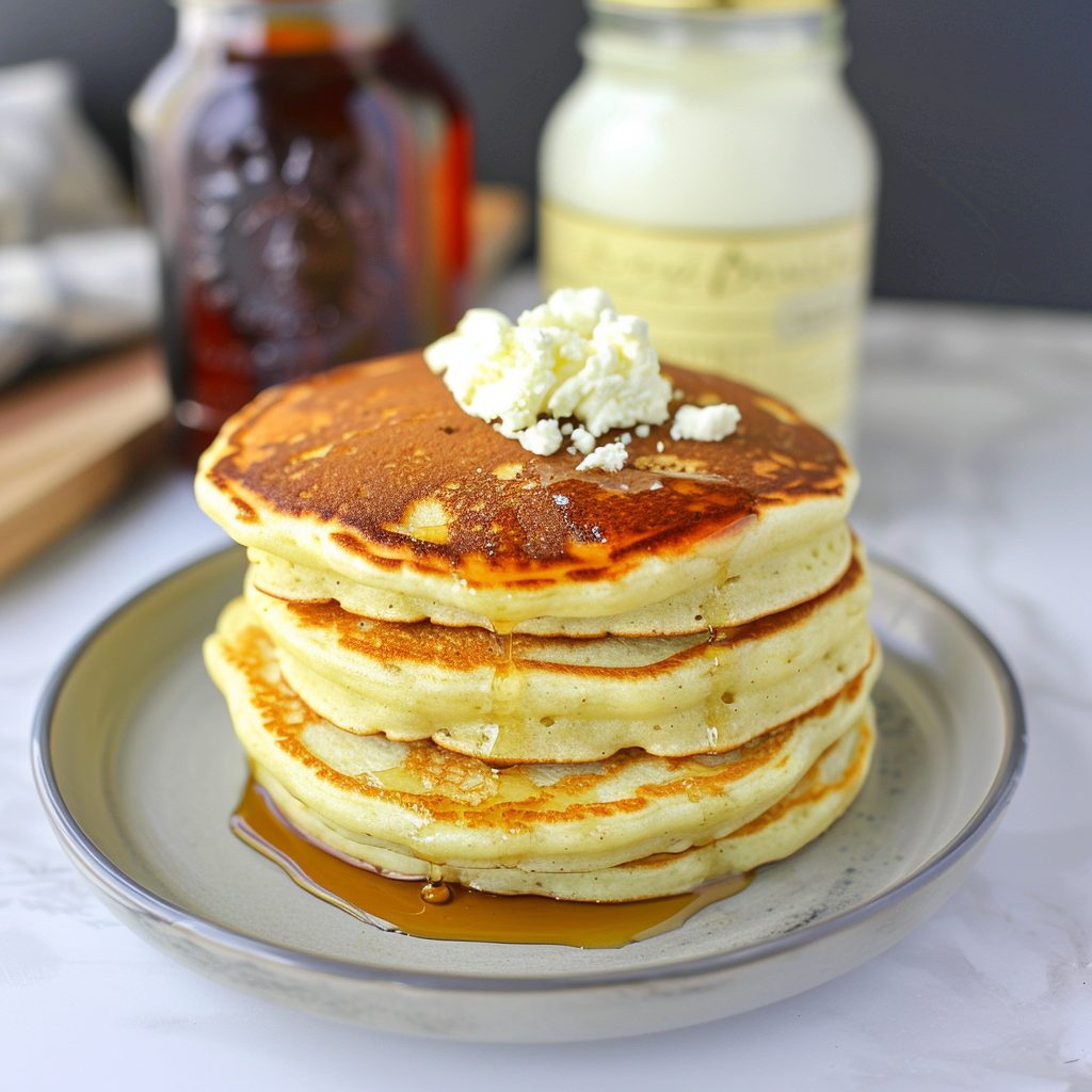 Recipe preparation for Cottage Cheese Pancakes