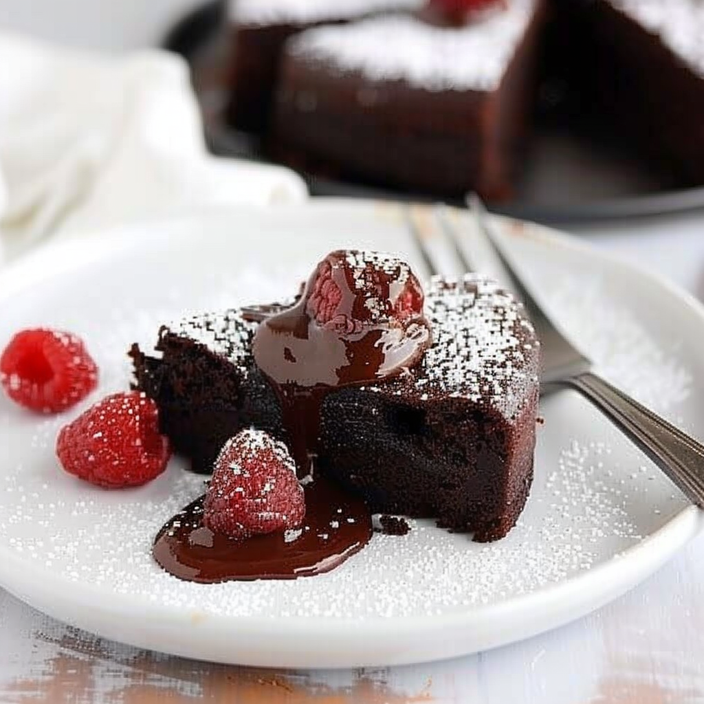 Recipe preparation for Gluten-Free Flourless Chocolate Cake