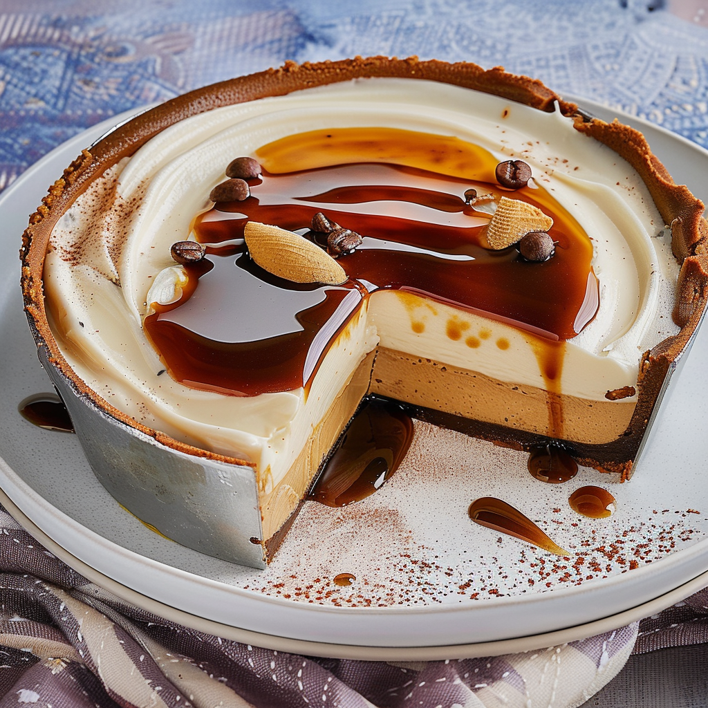 Recipe preparation for Espresso Martini Pie