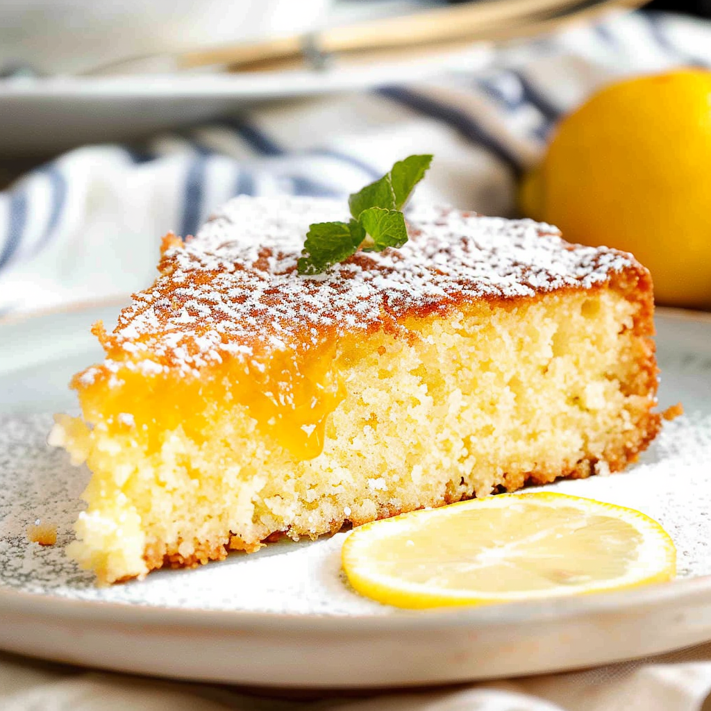 Recipe preparation for Italian Lemon-Ricotta Cake