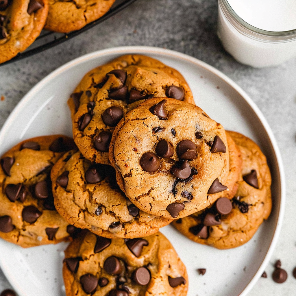 Recipe preparation for No-Bake Pumpkin Chocolate Chip Cookies