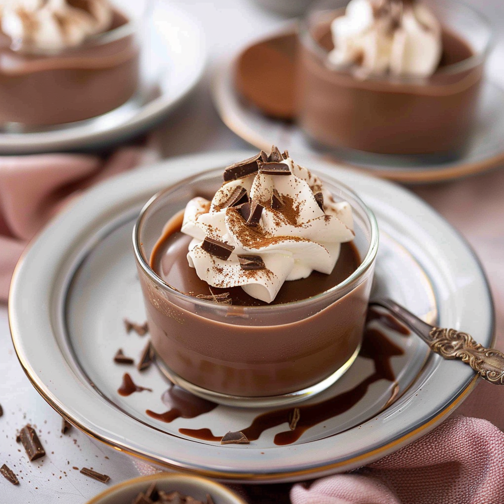 Recipe preparation for Warm Spiced Hot Chocolate Pudding