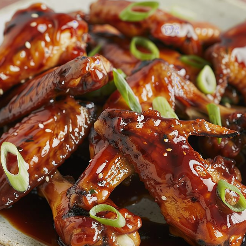 Recipe preparation for New Year’s Honey Soy Chicken Wings