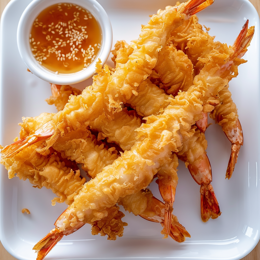 Recipe preparation for Shrimp Tempura