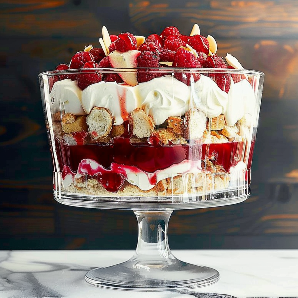 Recipe preparation for Sherry Trifle