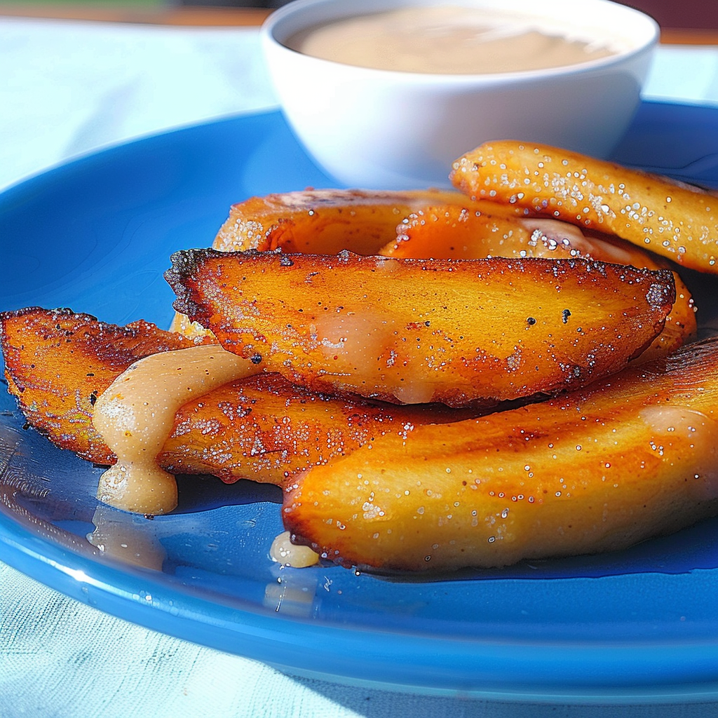 Recipe preparation for Honey-Chipotle Bananas