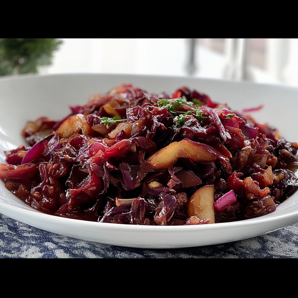 Recipe preparation for Cabbage & Apple Braise