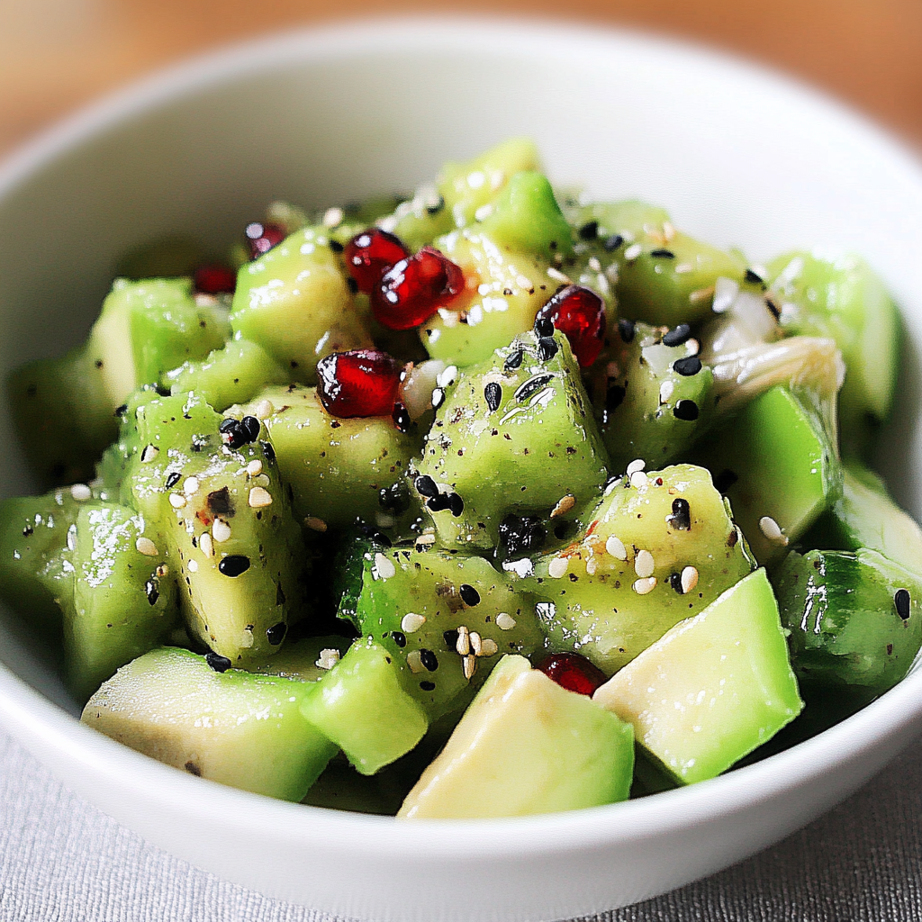 Recipe preparation for Charred Kiwi & Avocado Bowl