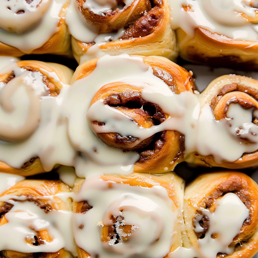 Recipe preparation for Christmas Morning Cinnamon Roll Brunch Bake