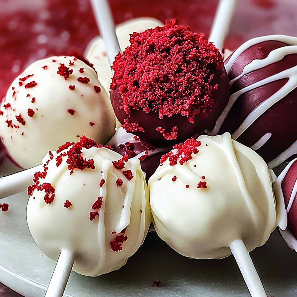 Recipe preparation for Red Velvet Cake Pops