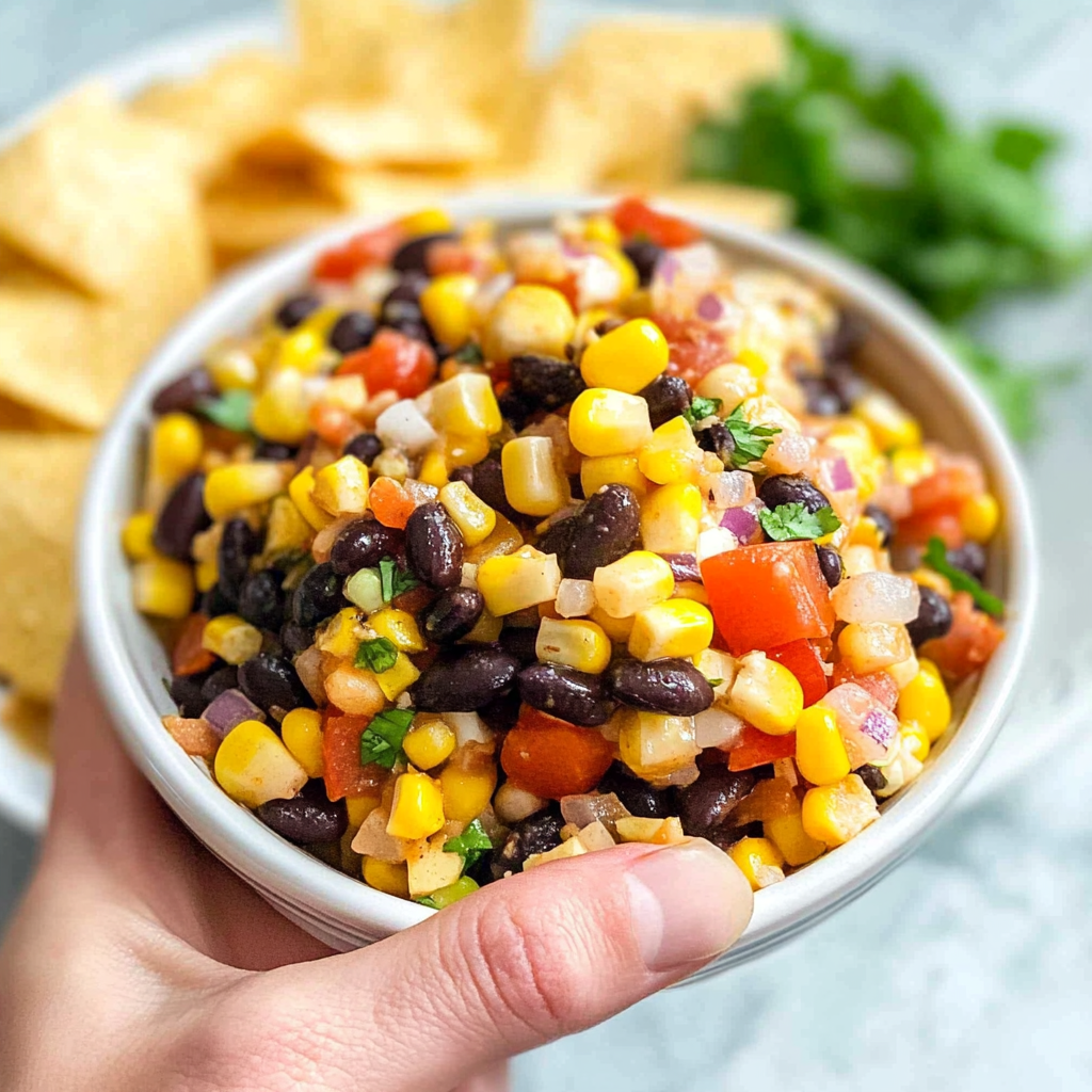 Recipe preparation for Spicy Black Bean and Corn Winter Bake