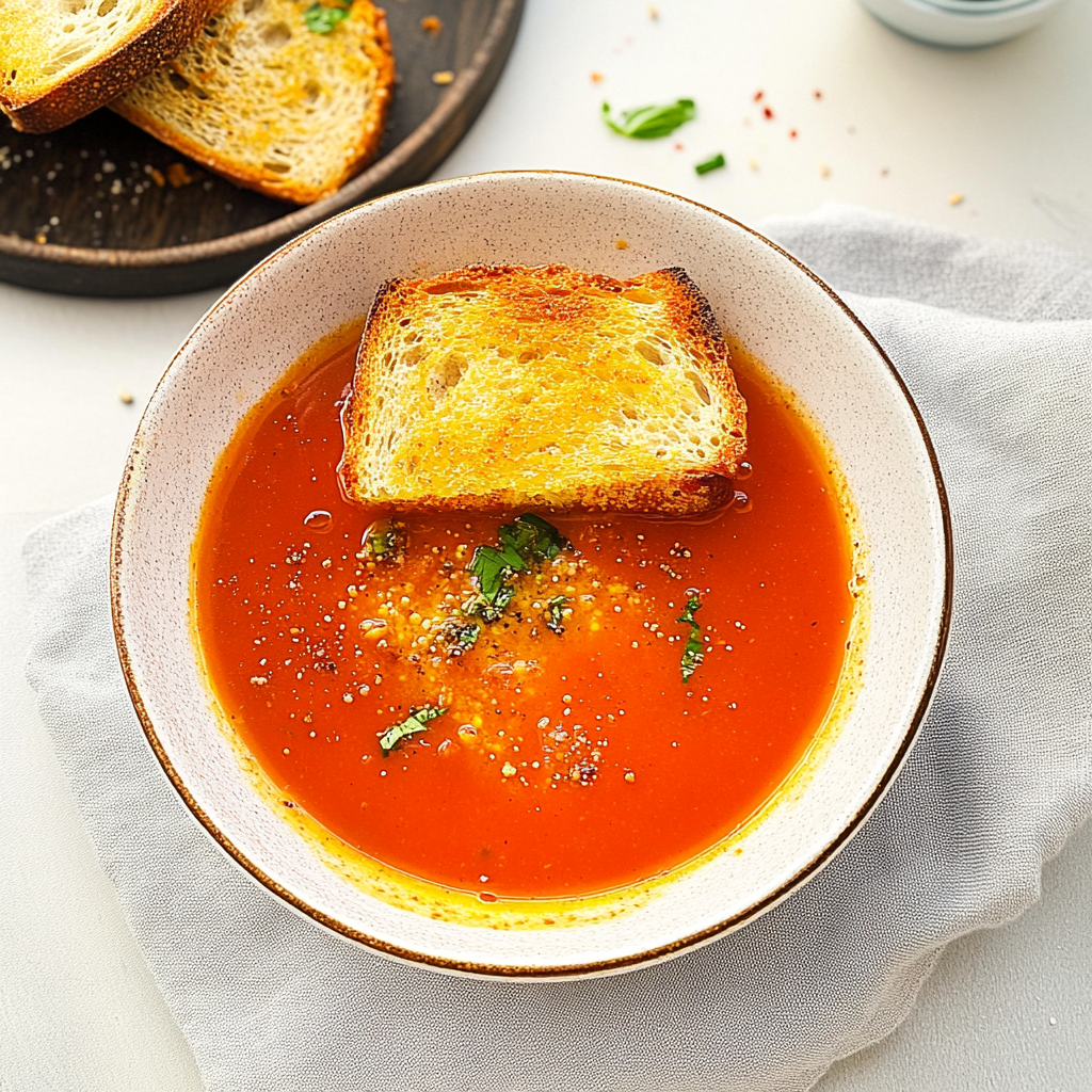 Recipe preparation for Classic Tomato Soup