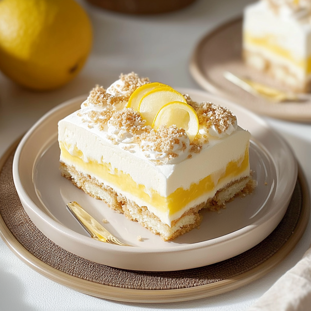 Recipe preparation for Limoncello Tiramisu