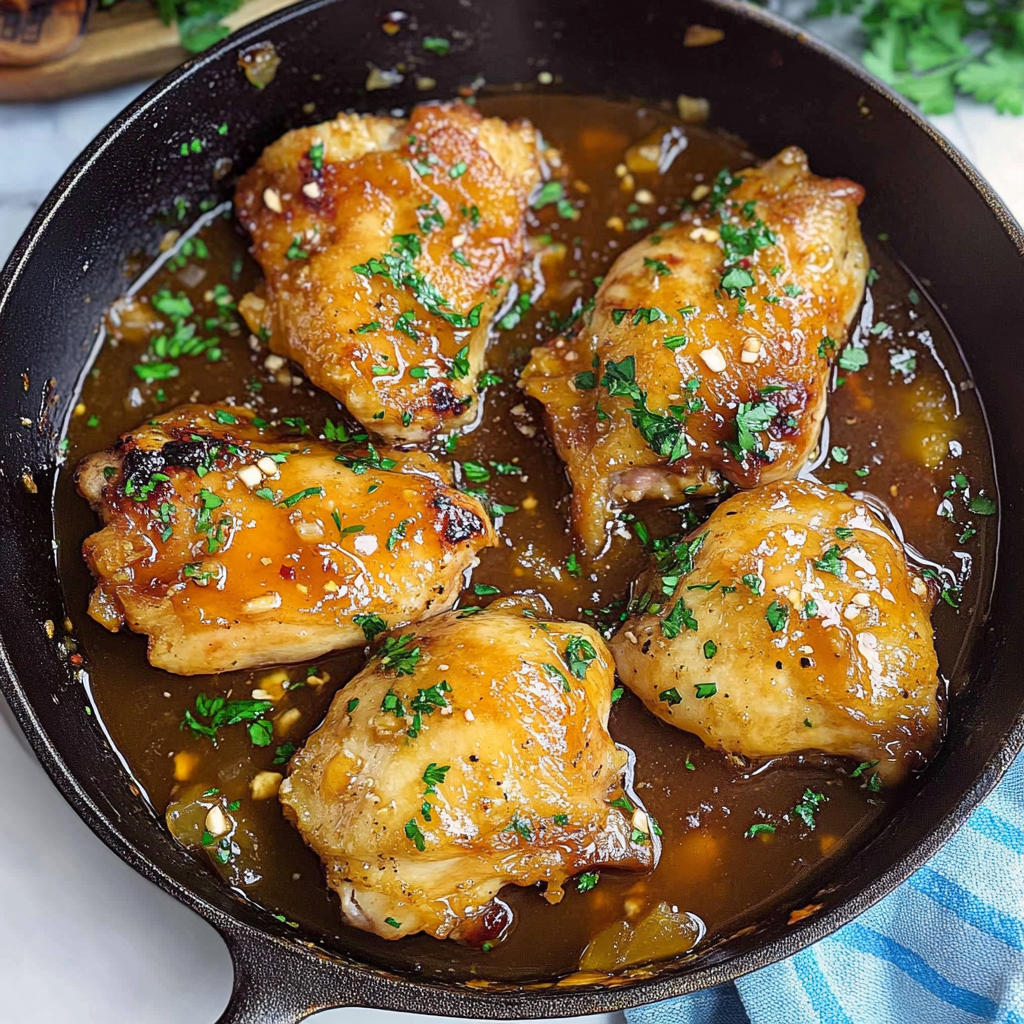 Recipe preparation for Easy Apricot Chicken
