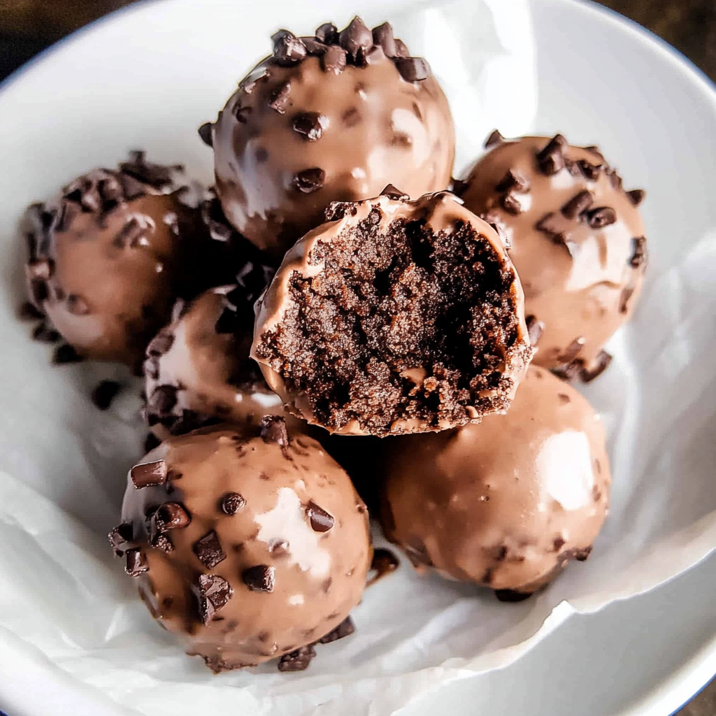 Recipe preparation for Brownie Balls