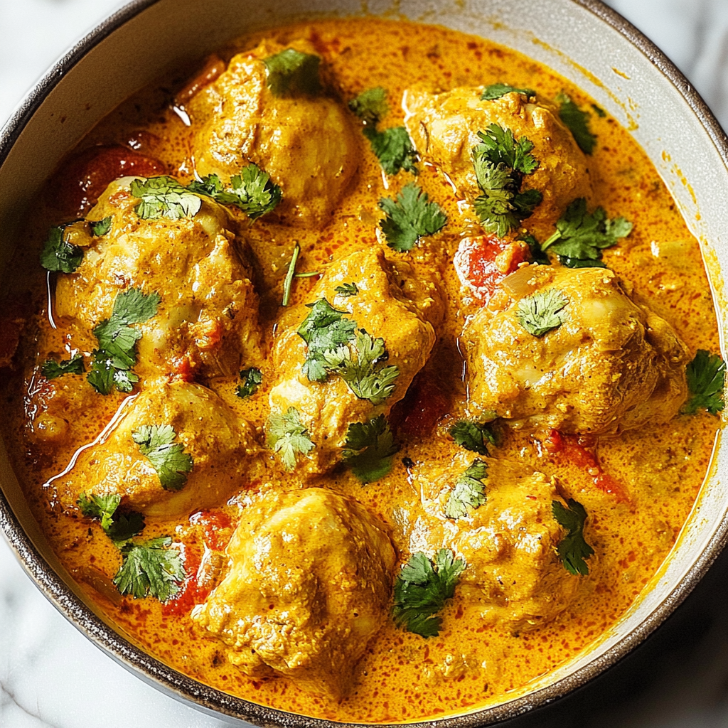 Recipe preparation for Homemade Butter Chicken