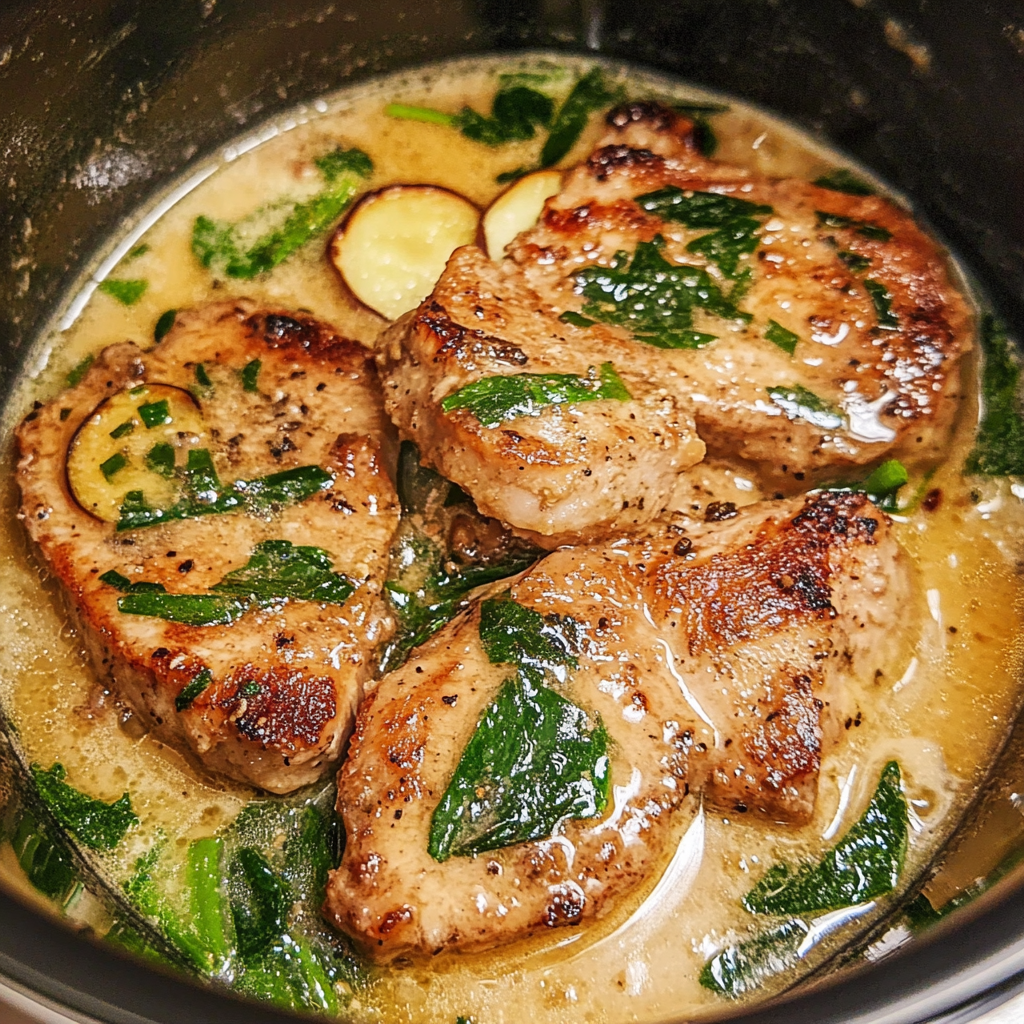 Recipe preparation for Instant Pot Pork Chops
