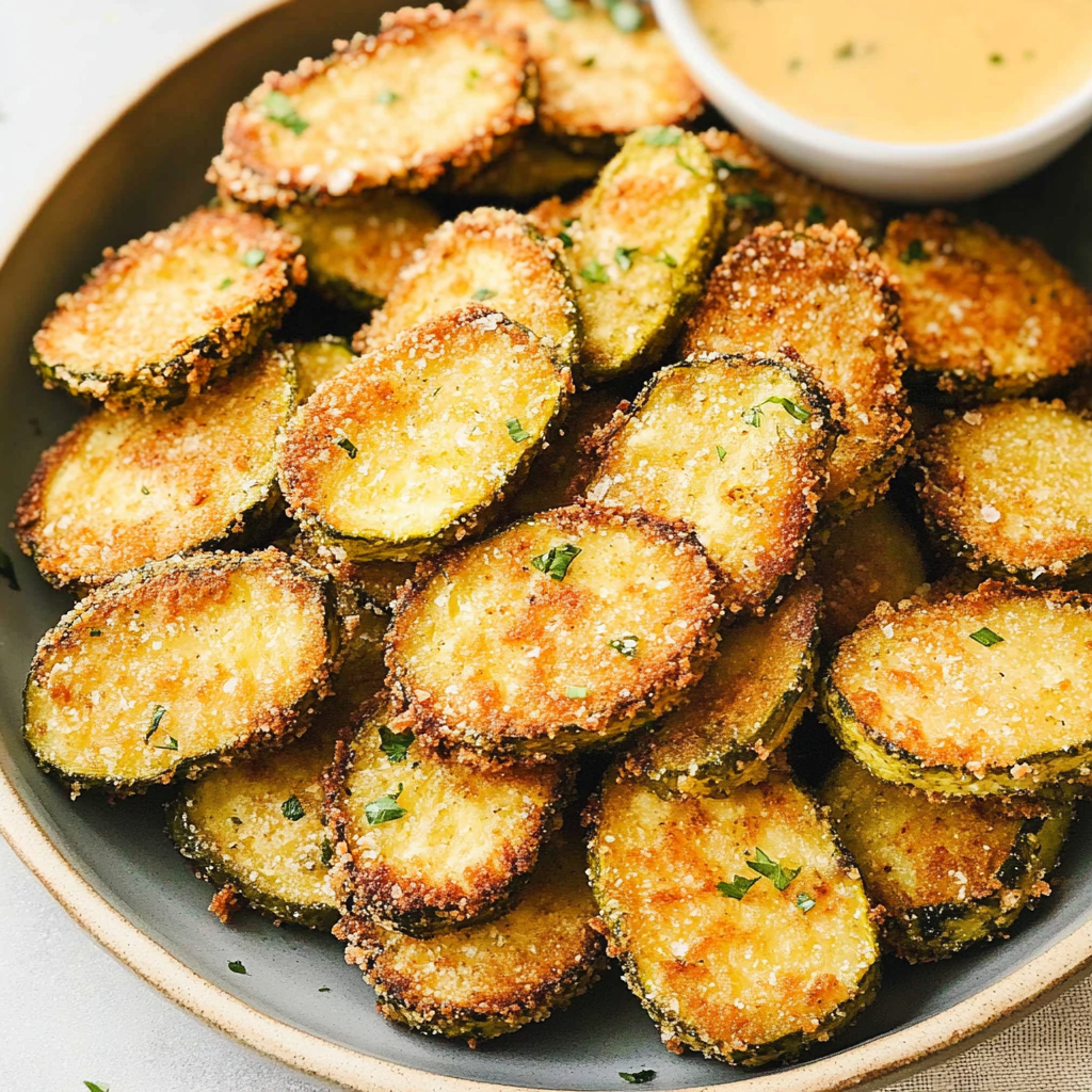 Recipe preparation for Air Fryer Fried Pickles