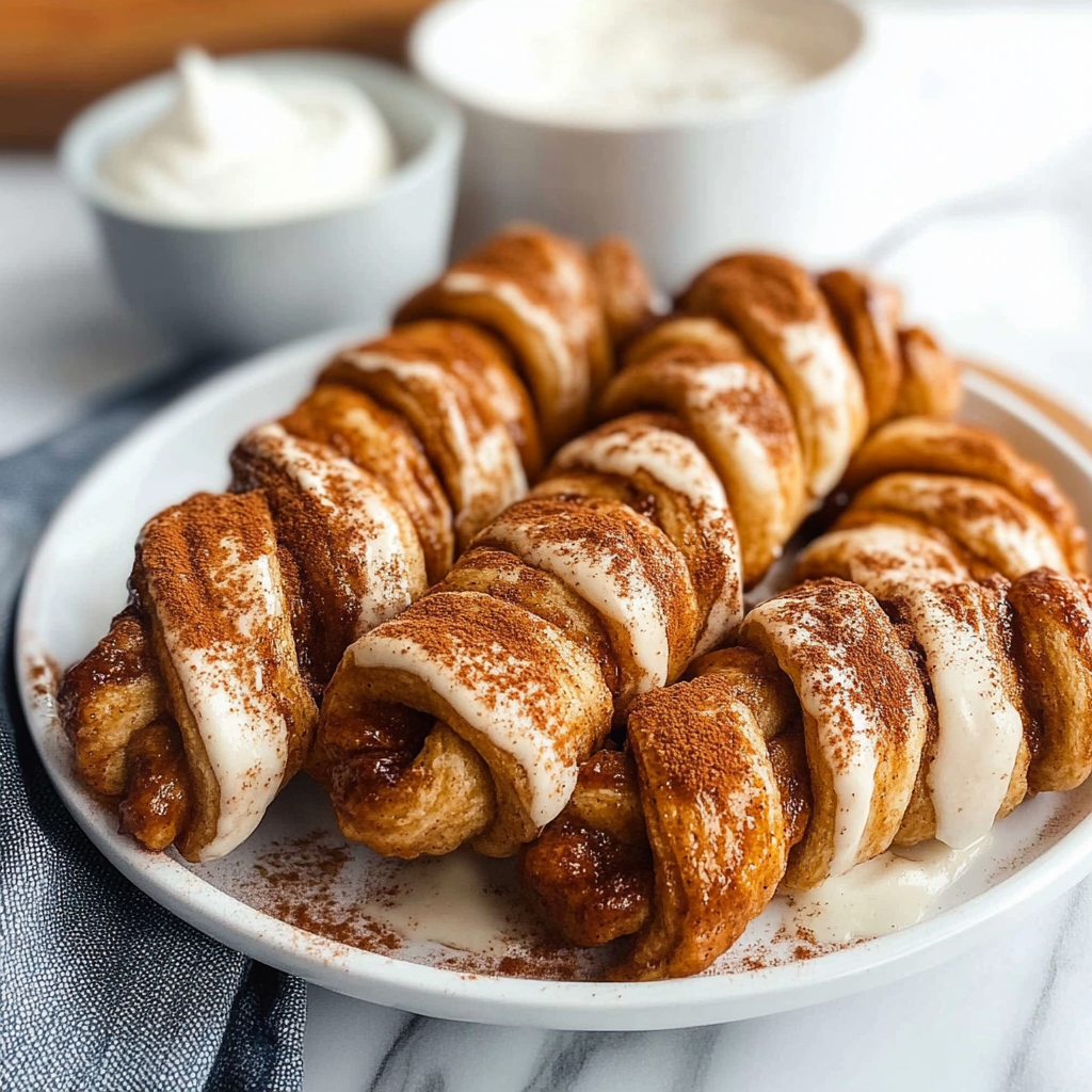 Recipe preparation for Cinnamon Twists
