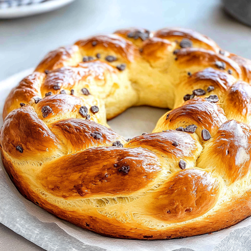 Recipe preparation for Mediterranean Herb Easter Bread