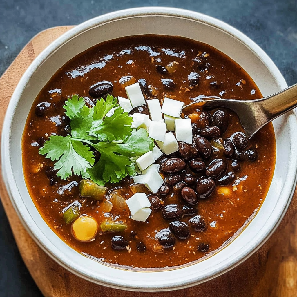 Recipe preparation for Smoky Black Bean Paprika Pot