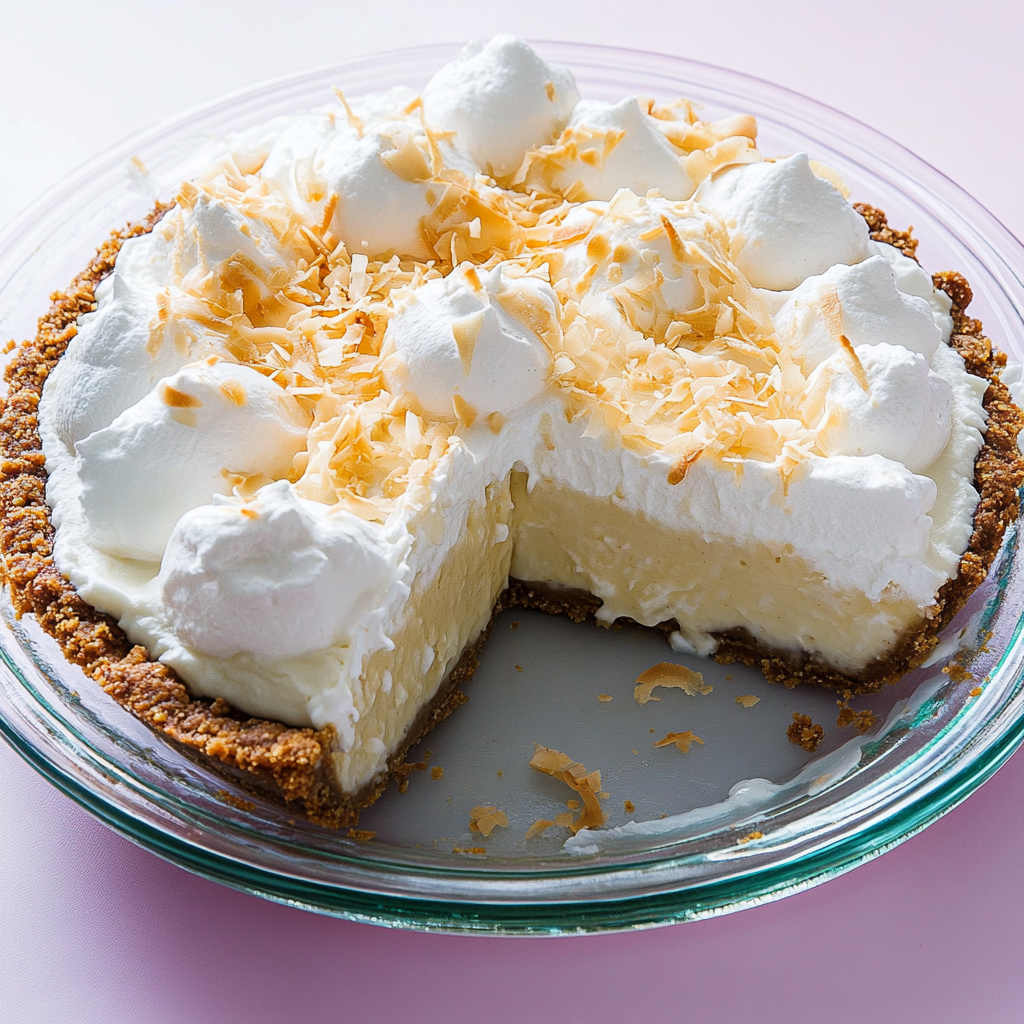 Recipe preparation for Coconut Cream Pie