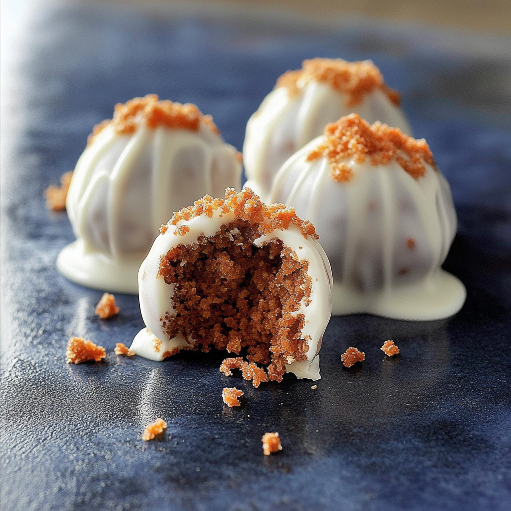 Recipe preparation for Carrot Cake Truffles