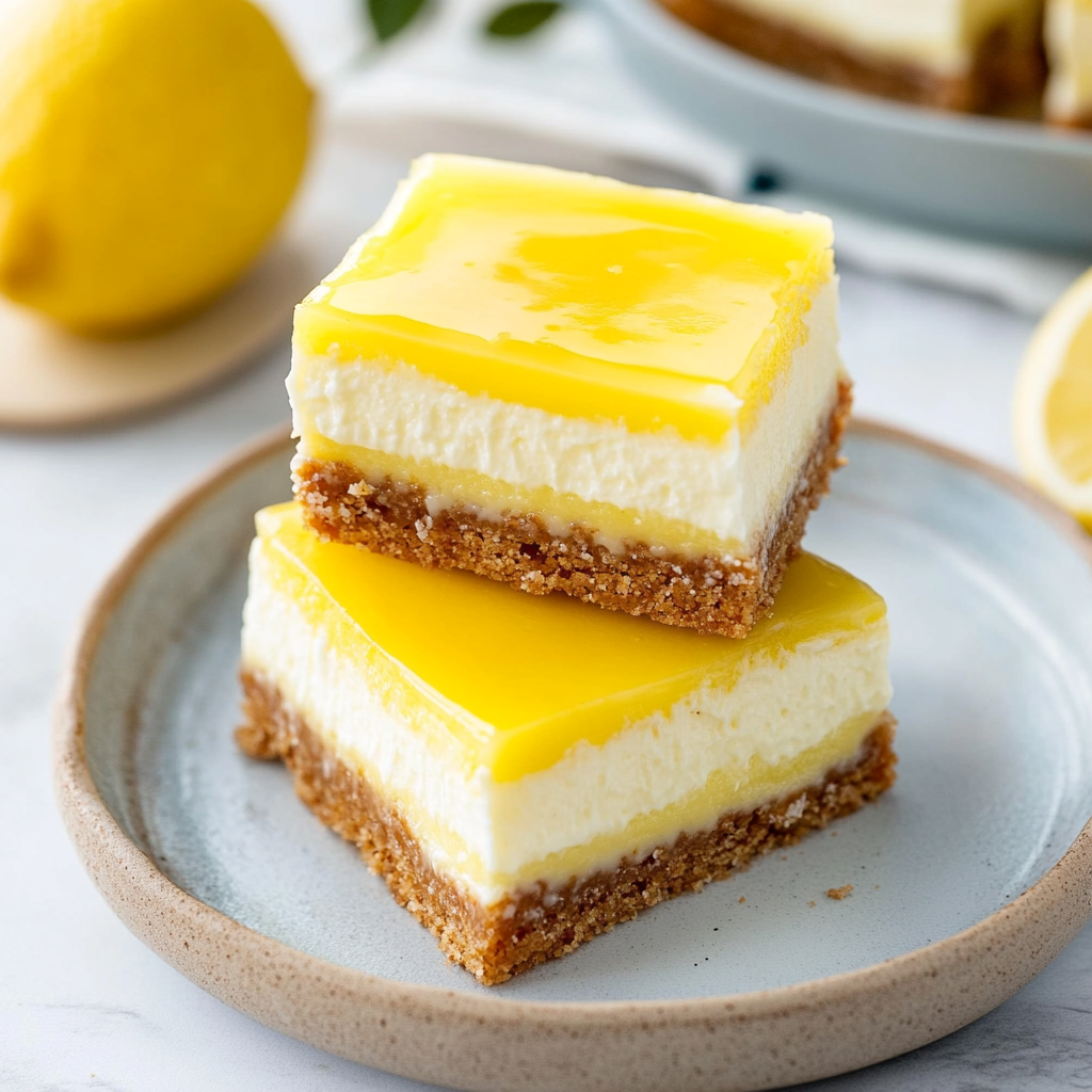 Recipe preparation for Cheesecake Lemon Bars