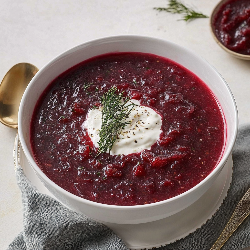Recipe preparation for Beet Soup