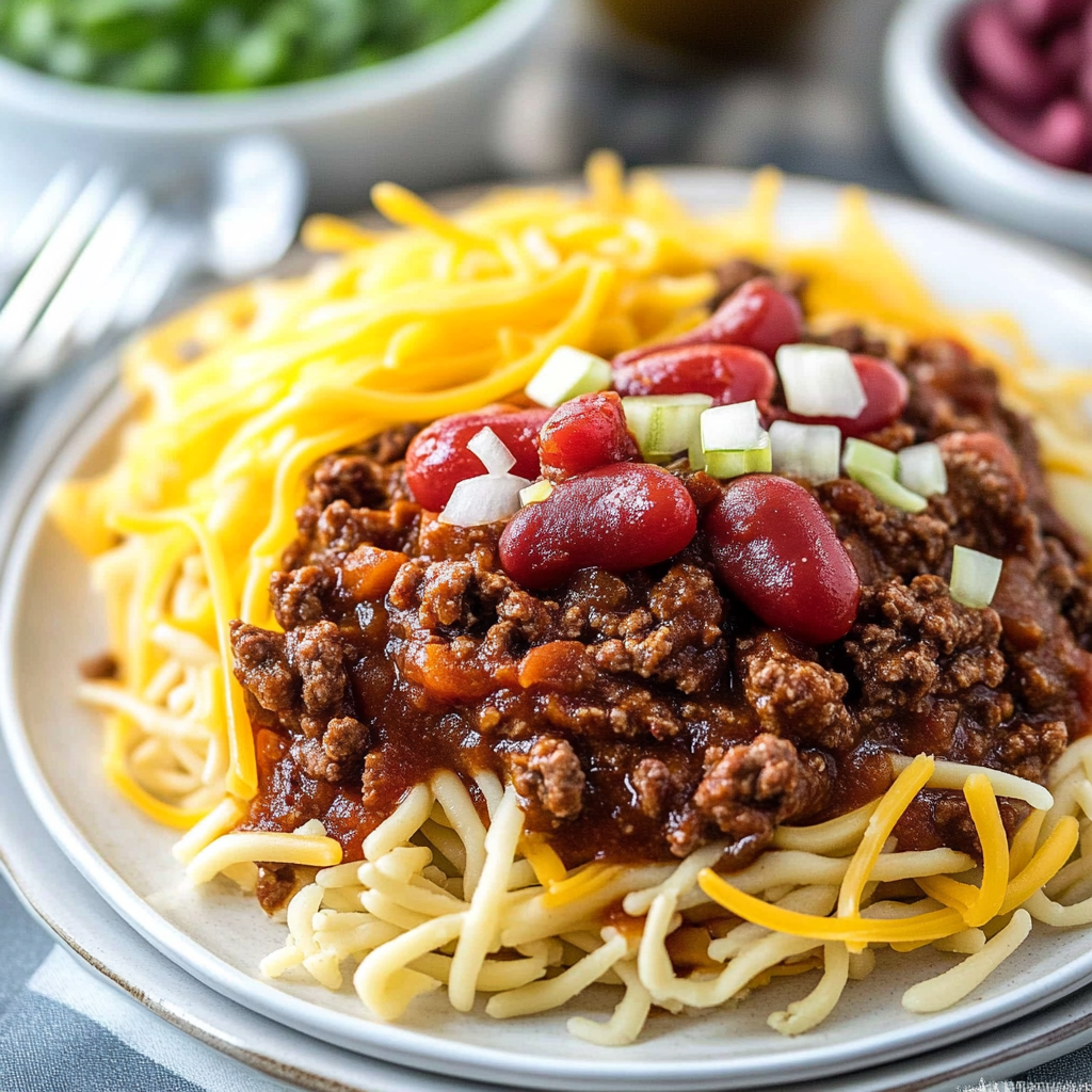 Recipe preparation for Cincinatti Chili