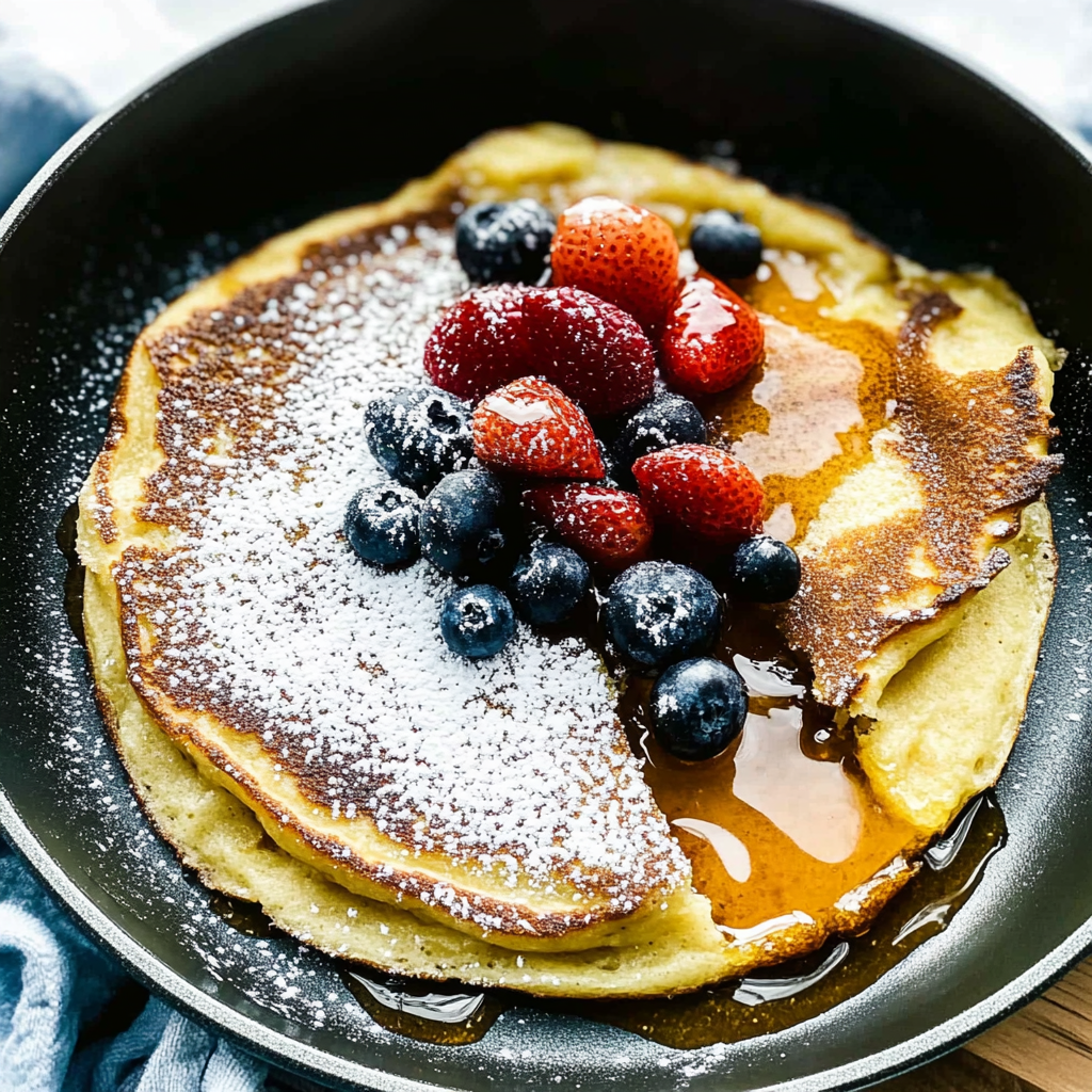 Recipe preparation for German Pancakes