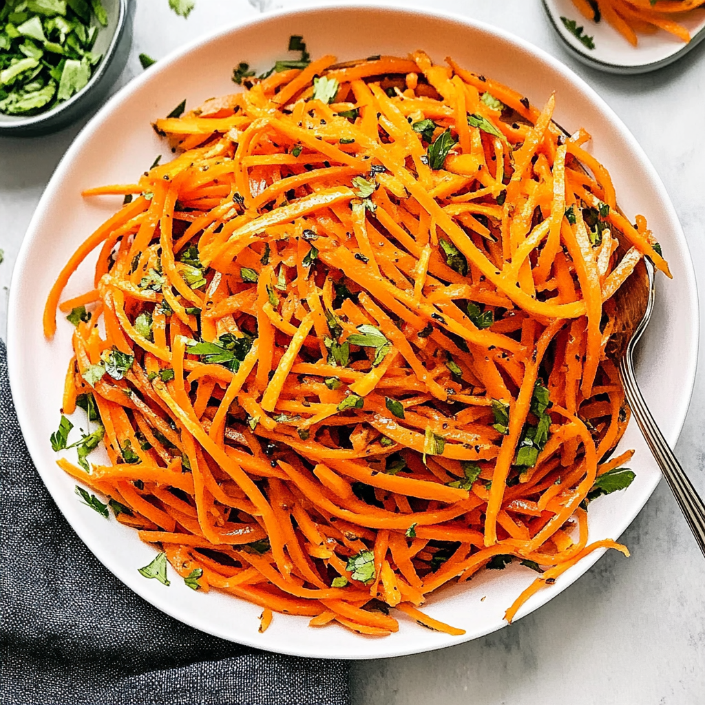 Recipe preparation for French Carrot Salad
